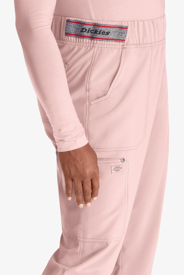 Dickies EDS NXT Women's 5-Pocket Cargo Jogger Scrub Pants - Canyon Rose - 3