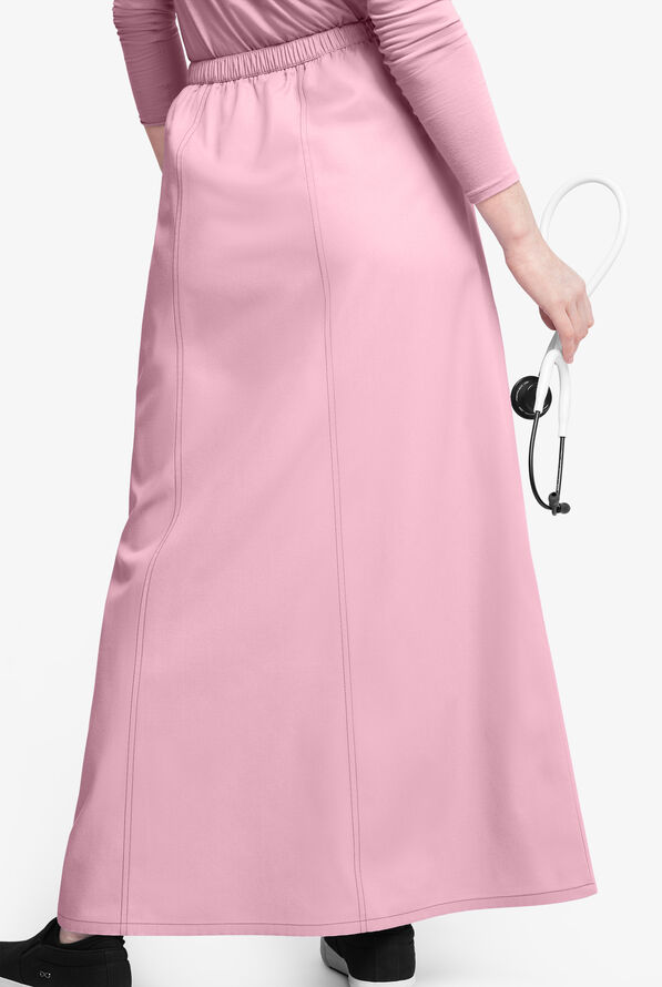 Butter-Soft Originals Women's 4-Pocket Gored Ankle-length Skirt - Blush - 3