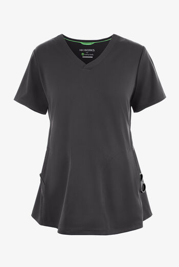Blusa m&eacute;dica de maternidad HH Works by Healing Hands Mila STRETCH con 2 bolsillos para mujer