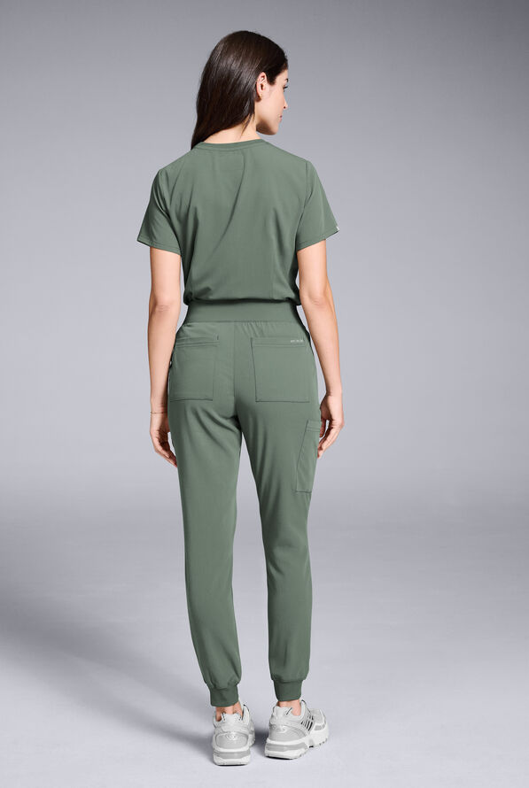 Hypothesis Women's Crew Neck & Jogger Scrub Set - Mineral - 3