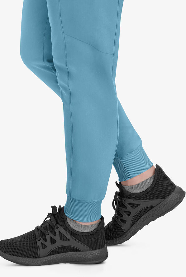 Healing Hands Purple Label Toby Women's 7-Pocket STRETCH Jogger Drawstring Scrub Pant - Spectra Blue - 5