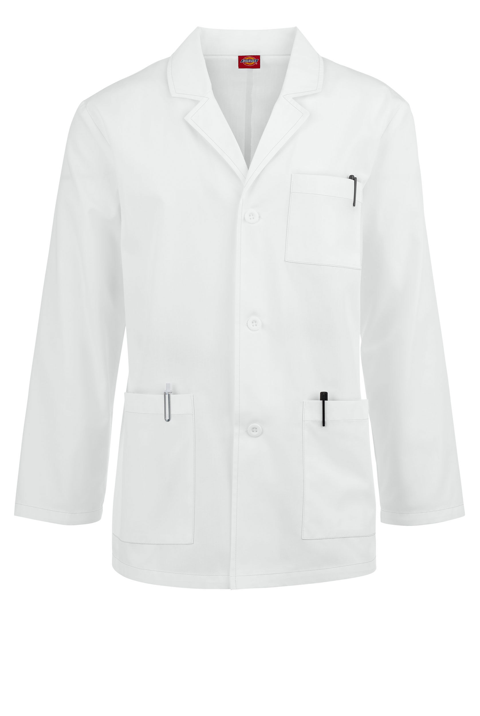 ドクターシーラボ Dickies Men's 31 Consultation Lab Coat, White Lab Coats, 81404