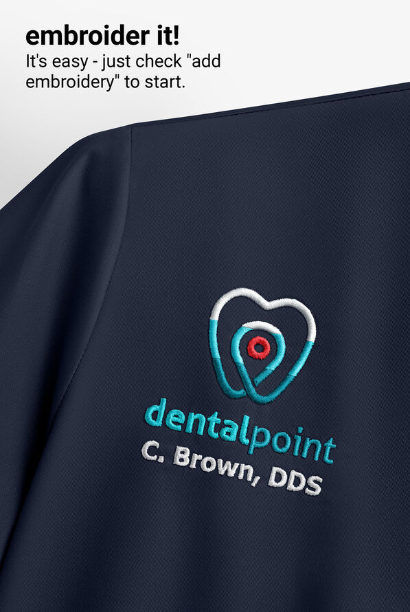 Grey's Anatomy by Barco Spandex STRETCH Bree Women's 1-Pocket Tuck In Scrub Top - Steel Gray - 5