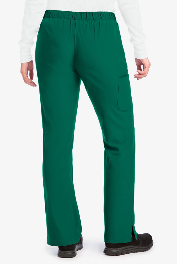 Skechers by Barco Reliance Women's 3-Pocket STRETCH Cargo Drawstring Scrub Pants - Hunter - 2