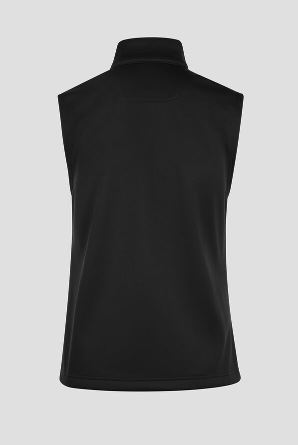 koi Essentials Alia Women's 3-Pocket Zip Front Scrub Vest - Black - 4