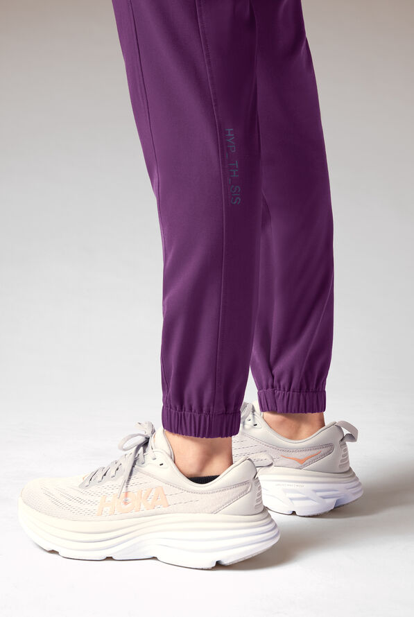 Hypothesis Cache Women&rsquo;s 6-Pocket Jogger Scrub Pant - Eggplant - 7
