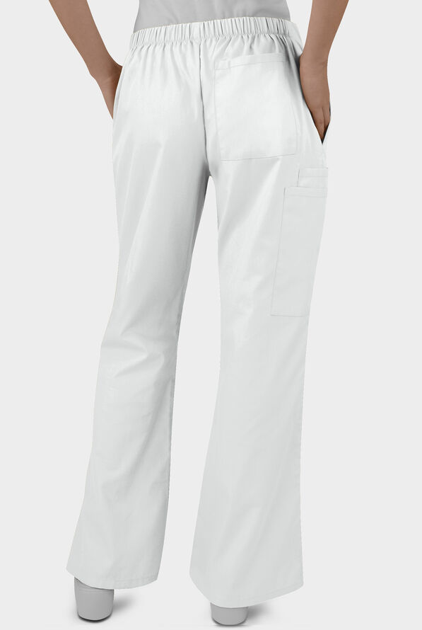 UA Best Buy Scrubs Women’s 5-Pocket Drawstring Pants - Tall - White - 2