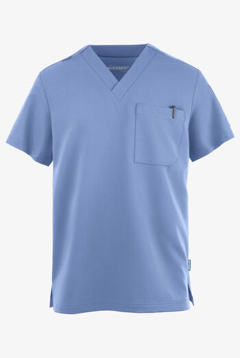 Camisa m&eacute;dica MOVEMENT BY BUTTER-SOFT Mars con cuello en V y 2 bolsillos para hombre