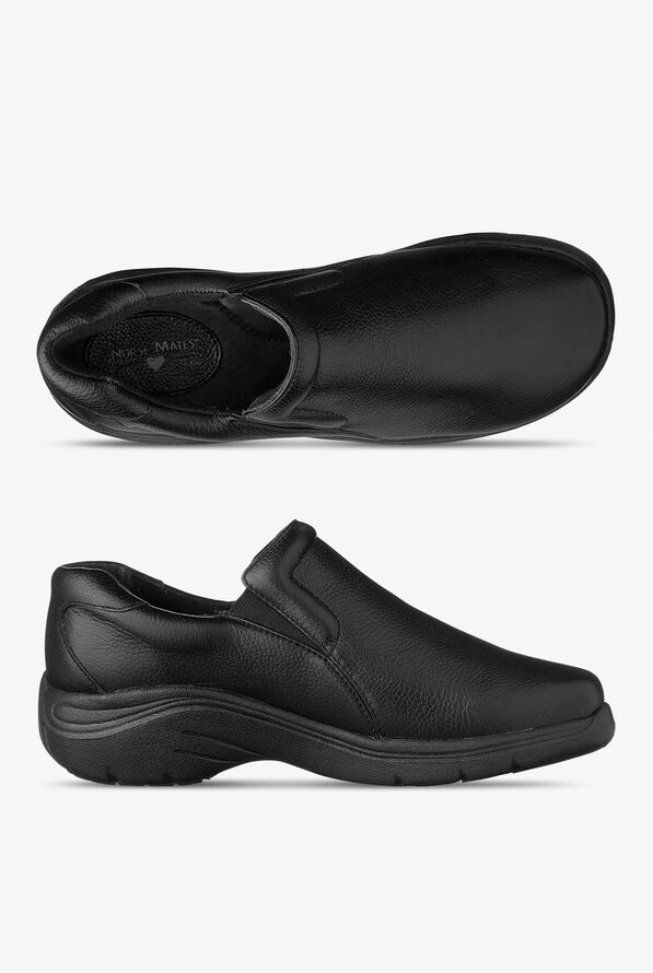 Nurse Mates Women's Dove Slip On Nursing Shoes - Black - 1