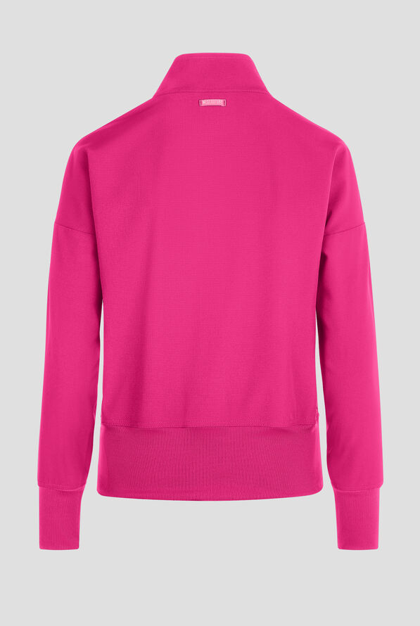 Chaqueta médica abrigada Med Couture Amp STRETCH con cremallera y 2 bolsillos para mujer - Pink Power - 2