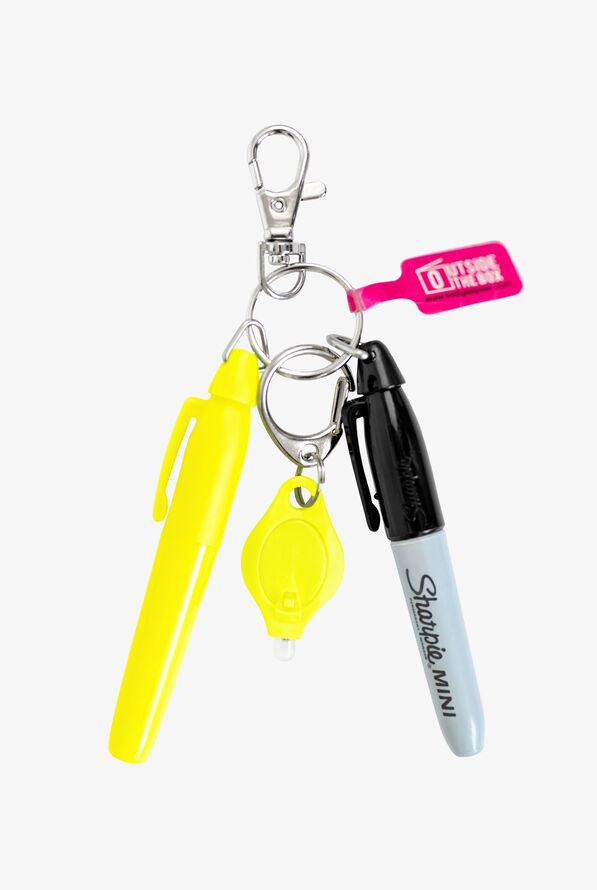 Outside the Box Mini Mates Writing Utensil Badge Clip - null - 1