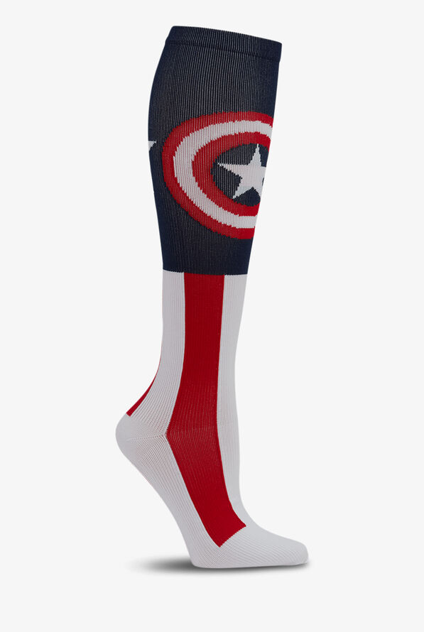 Cherokee Tooniforms The Super Soldier Women's 8-15 mmHg Light Compression Socks - null - 1