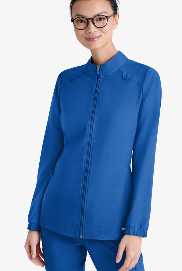 Grey's Anatomy by Barco Evolve Sustainable STRETCH Women's 3Pocket Zip