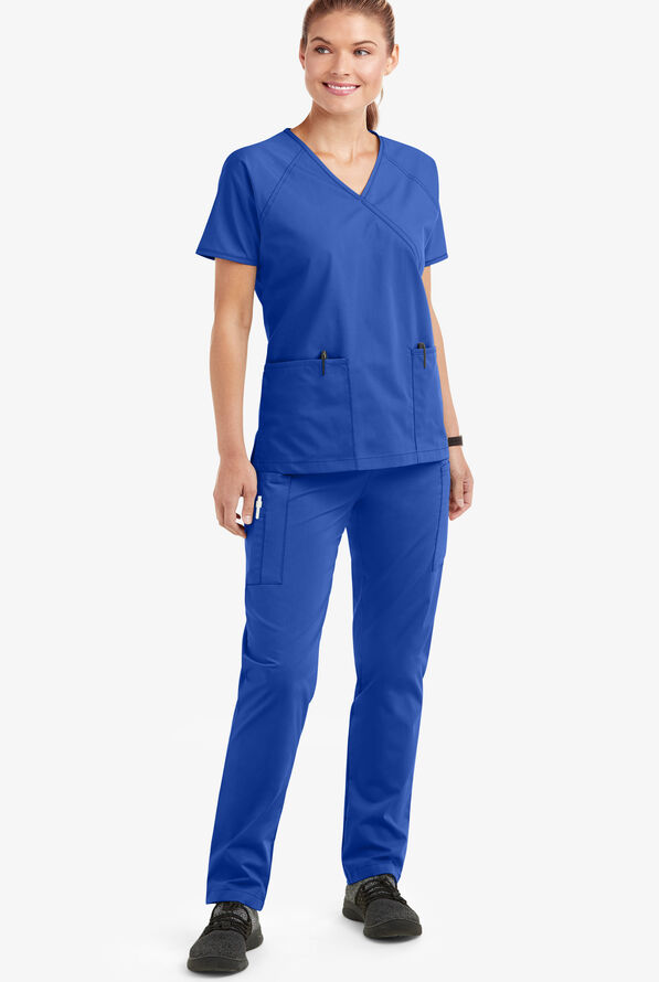 Strictly Scrubs Women's Classic Scrub Set - Royal - 2