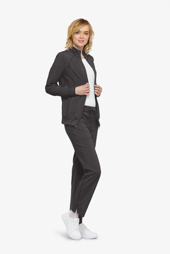 Chaqueta médica abrigada Cherokee Infinity con 2 bolsillos para mujer - Pewter - 2