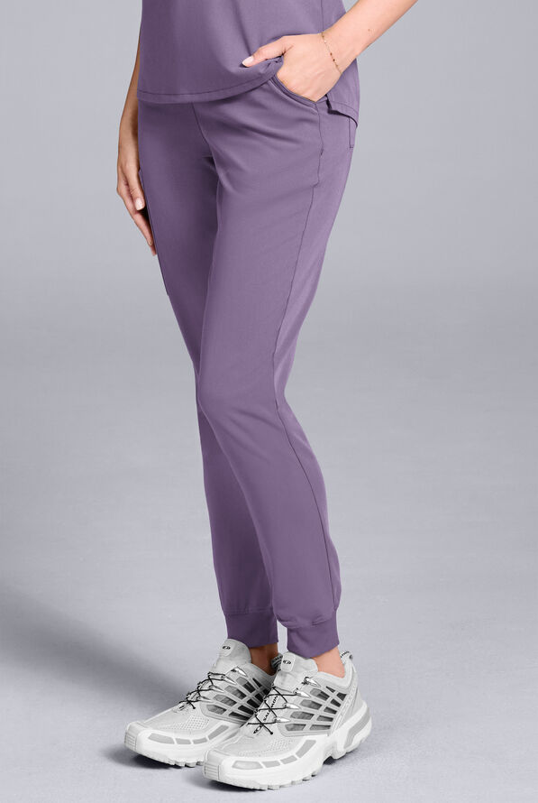 Hypothesis Women's Base 6-Pocket Jogger Scrub Pant - Purple Dusk - 6