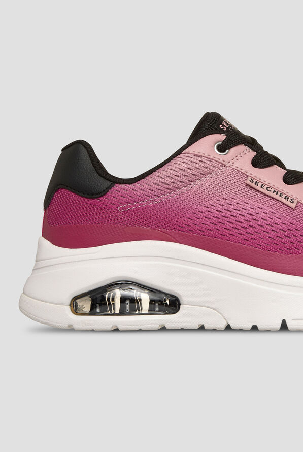 Skechers Street UNO FLEX -BLEND IN Pink Gradient Athletic Lace Up Shoes - null - 4
