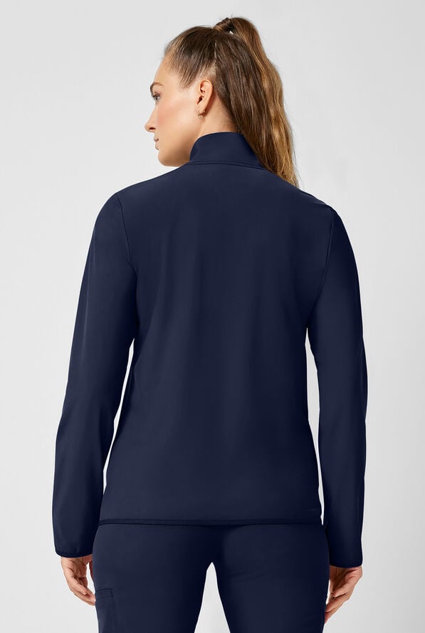 Chaqueta m&eacute;dica abrigada Infinity PURSUIT STRETCH con cremallera y 3 bolsillos para mujer - Navy - 4