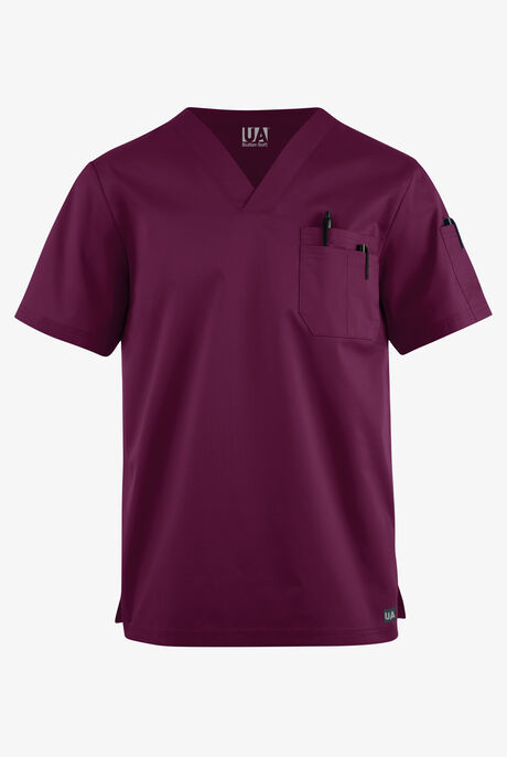 Butter-Soft STRETCH Men's 4-Pocket V-Neck Scrub Top