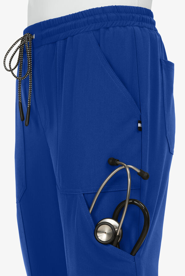 koi Next Gen Good Vibe Women's 7-Pocket STRETCH Jogger Scrub Pants - Galaxy - 3