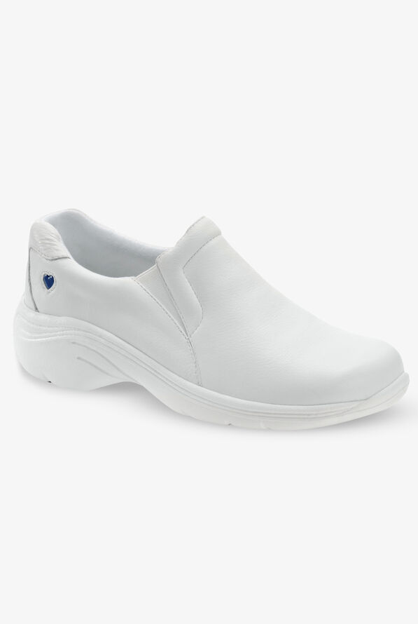 Nurse Mates Women's Dove Slip On Nursing Shoes - White - 4