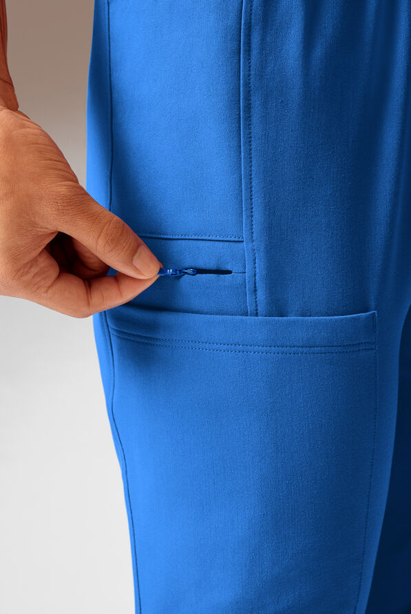 Hypothesis Cache Women&rsquo;s 6-Pocket Jogger Scrub Pant - Royal - 6