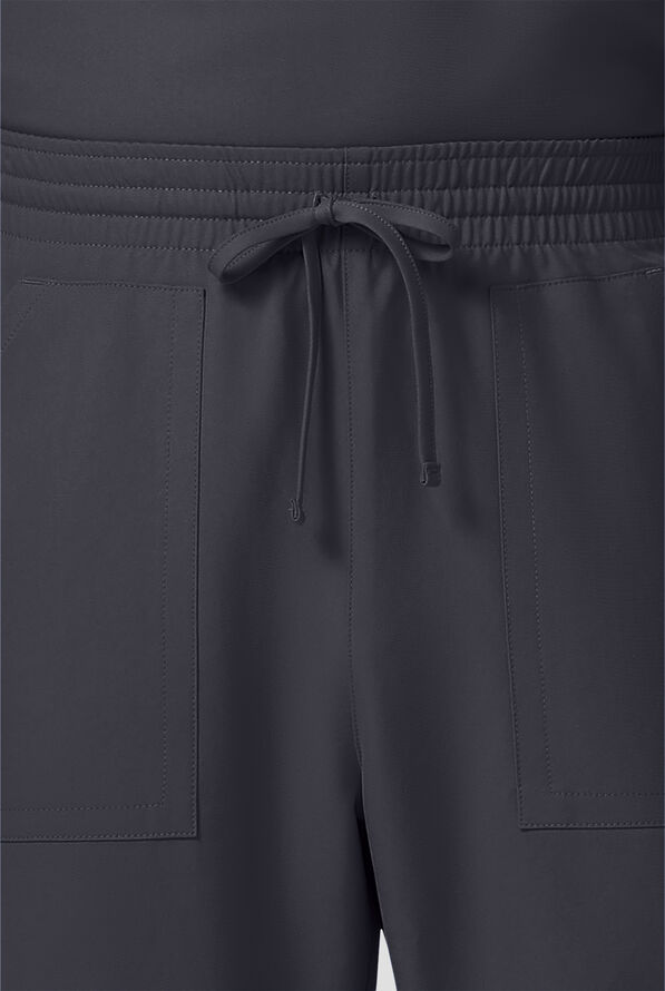 Pantal&oacute;n m&eacute;dico Cherokee Workwear Originals Ultra estilo jogger con cord&oacute;n y 4 bolsillos para hombre - Pewter - 5