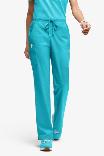 Butter-Soft STRETCH Women’s 10-Pocket Mid Rise Straight Leg Scrub Pant