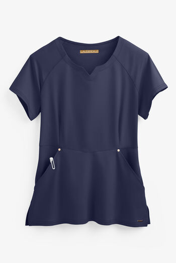 Blusa m&eacute;dica Lauderdale By UA Revenna STRETCH con mangas ragl&aacute;n y 2 bolsillos para mujer