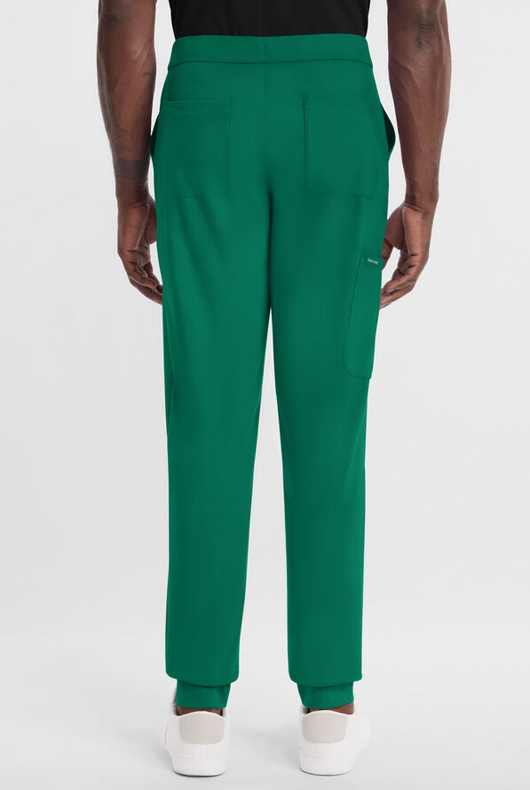 Pantal&oacute;n m&eacute;dico Cherokee Achieve STRETCH estilo jogger cargo con 5 bolsillos para hombre - Hunter - 4