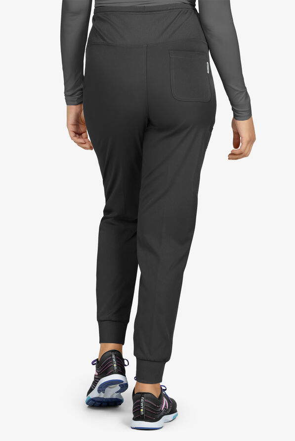 Pantalón médico de maternidad Zavate Ava & Me STRETCH estilo cargo jogger con 3 bolsillos para mujer - Black - 2