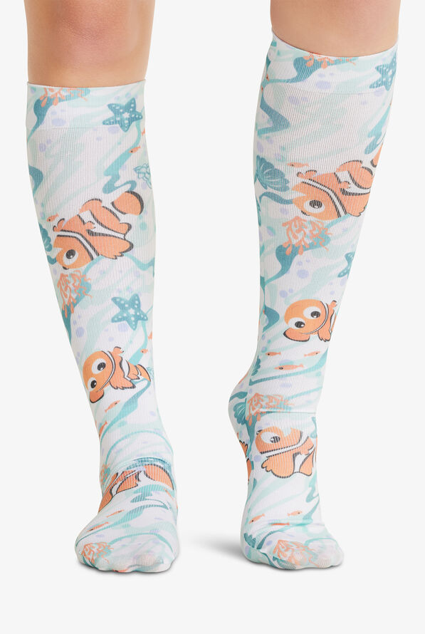 Tooniforms Swim Fast Women's 10-15 mmHg Light Compression Socks - null - 1