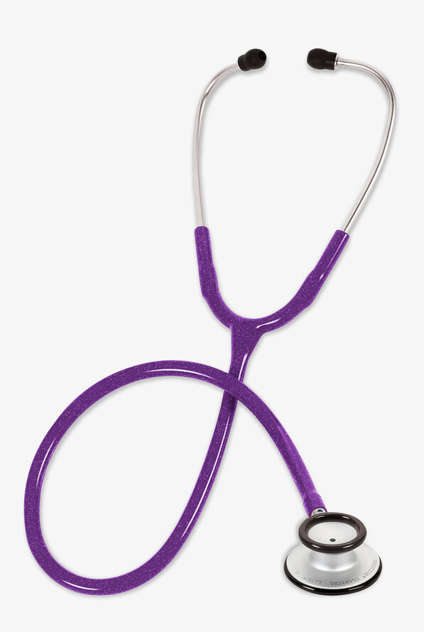 Prestige Clinical Lite 31" Stethoscope - Sparkles/Purple - 1