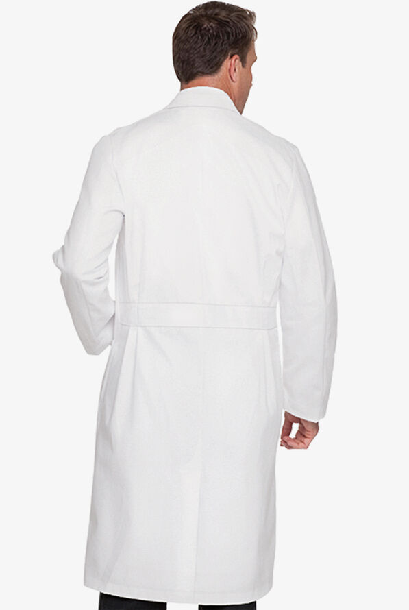 Landau Men's 44 ½" 3-Pocket Lab Coat - White - 2