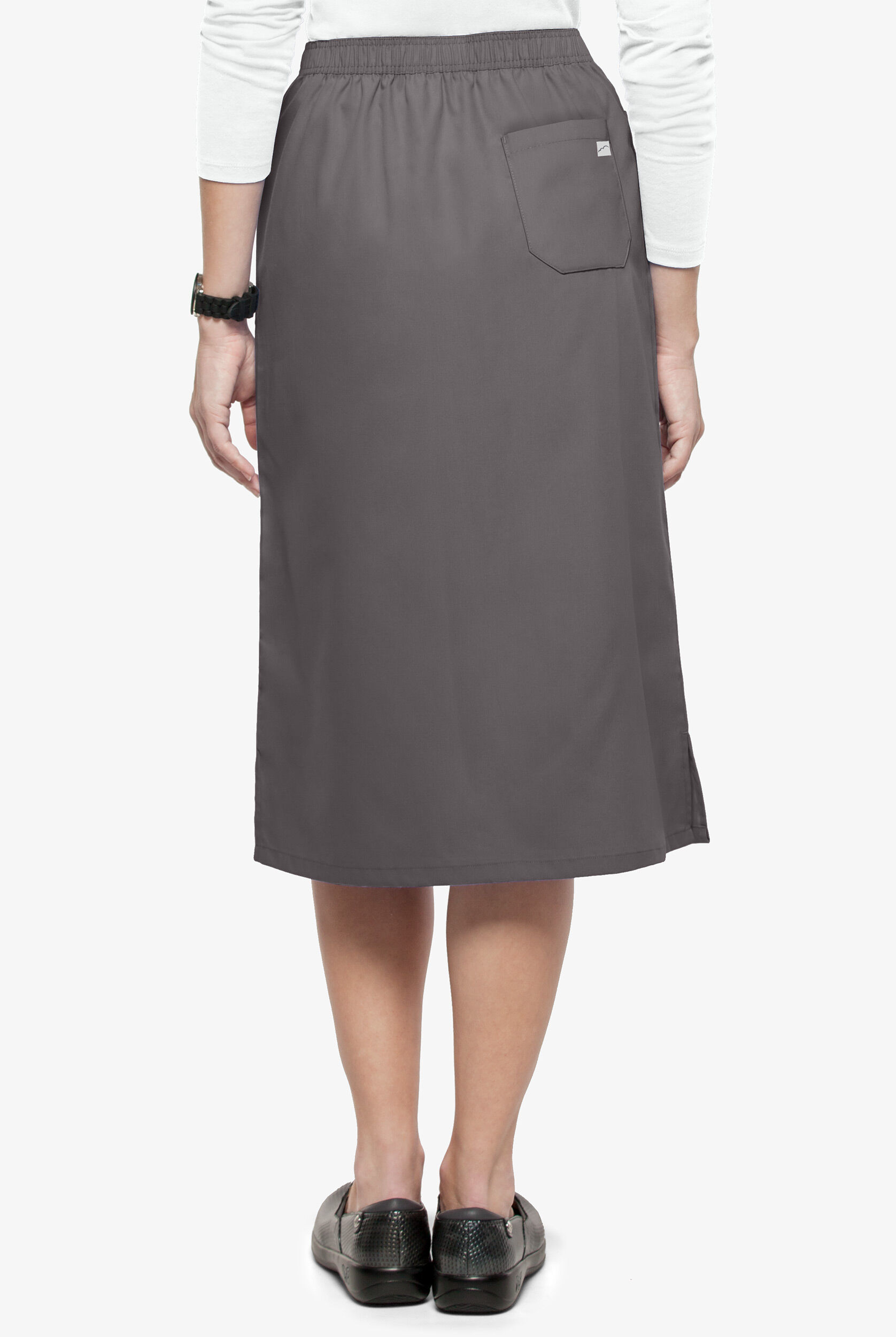 Butter-Soft Scrubs by UA Mid Calf Skirt - Xs - Grey Stone