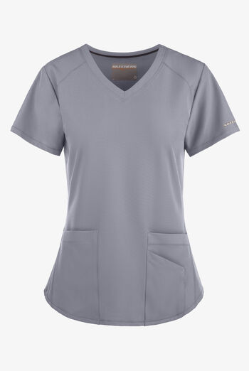 Blusa m&eacute;dica Skechers by Barco Vitality STRETCH con cuello en V y 3 bolsillos para mujer