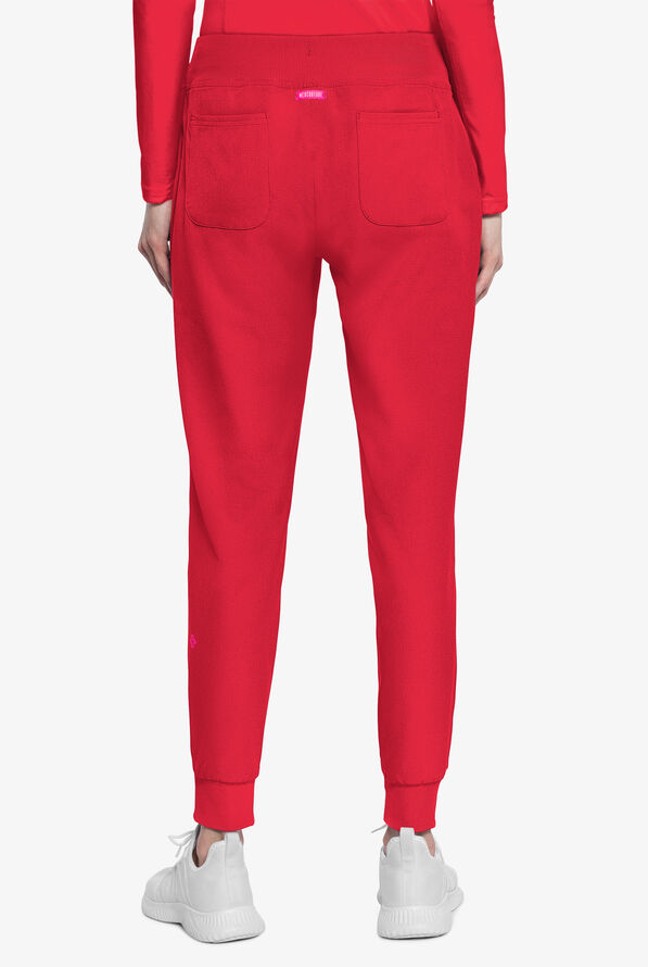 Med Couture Amp Women's 6-Pocket STRETCH Jogger Scrub Pant - Solar Flare - 4
