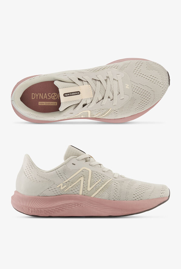 New Balance Women's Dynasoft Pro Run V2 Moonrock/Rosewood Athletic Lace Up Nursing Shoes - null - 1