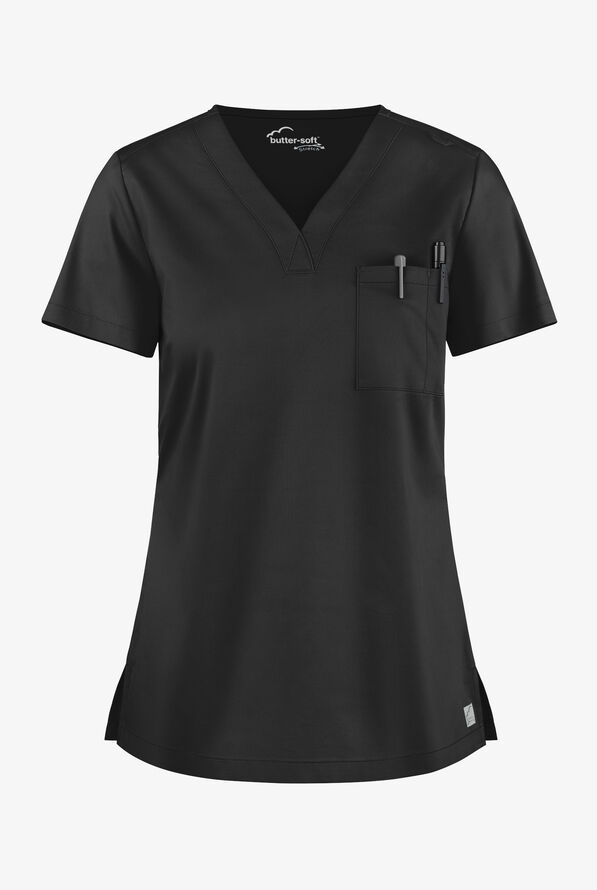 UA ButterSoft STRETCH Scrubs One Pocket Scrub Top, Nursing Scrubs