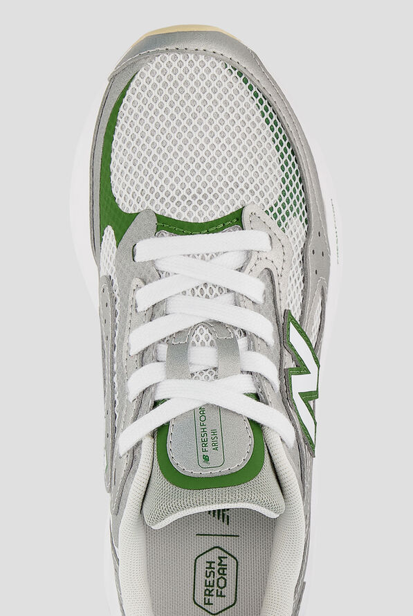 New Balance Women's Arishi Raincloud/Silver Metallic Athletic Lace Up Shoes - null - 2