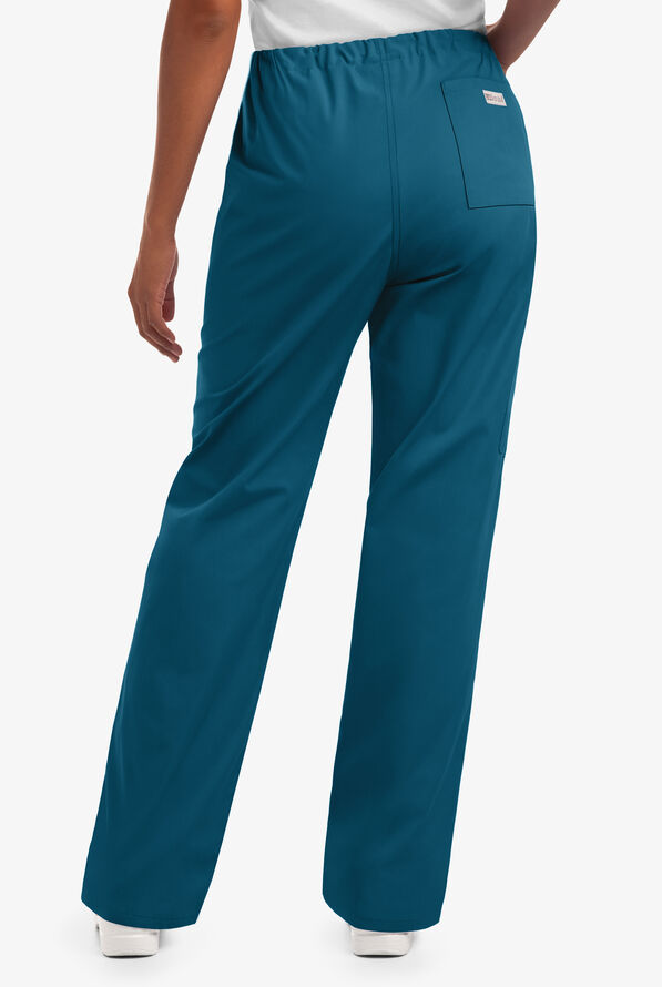 UA Best Buy Scrubs Unisex 3-Pocket Drawstring Pant - Caribbean Blue - 3