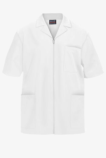 Chaqueta médica manga corta Cherokee Workwear con cremallera y 3 bolsillos para hombre