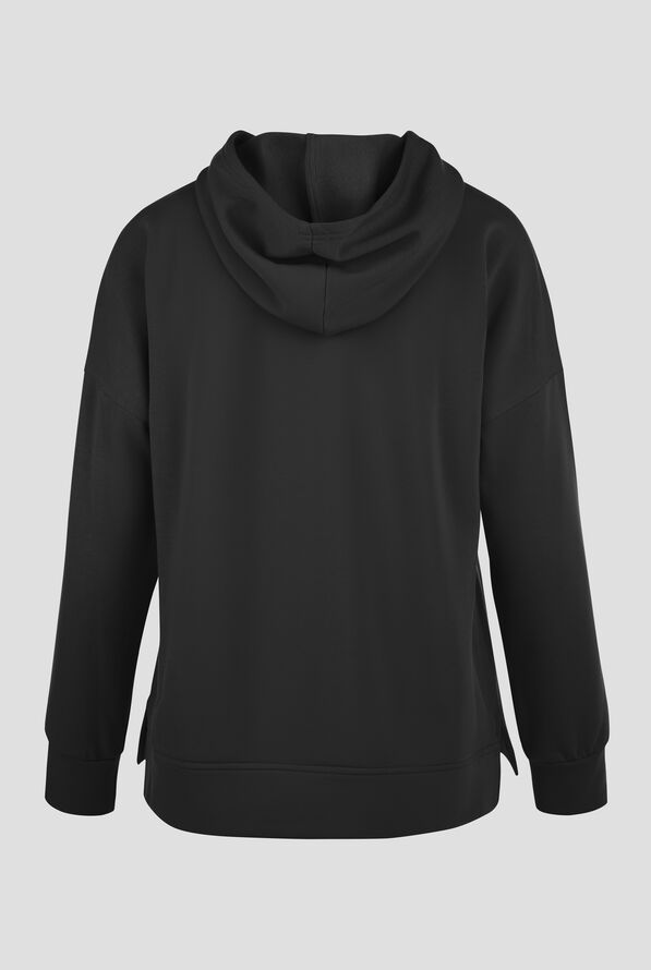 Sudadera m&eacute;dica Wink Unwind STRETCH de felpa con capucha y 1 bolsillo para mujer - Black - 2