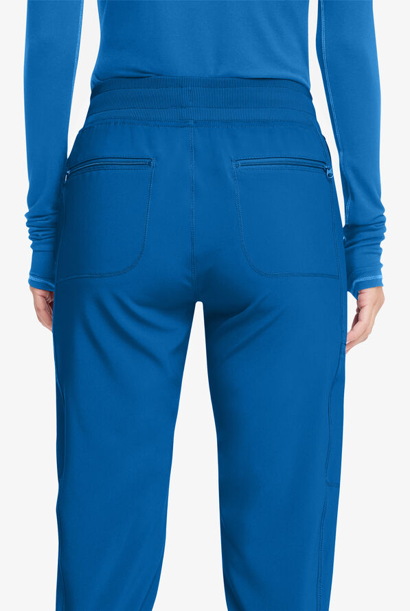 Infinity Women's 6-Pocket STRETCH Cargo Jogger Scrub Pants - Royal - 3