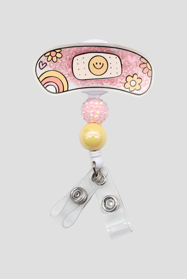 Outside the Box Shaker Band Aid Glitterific ID Badge Holder - null - 1