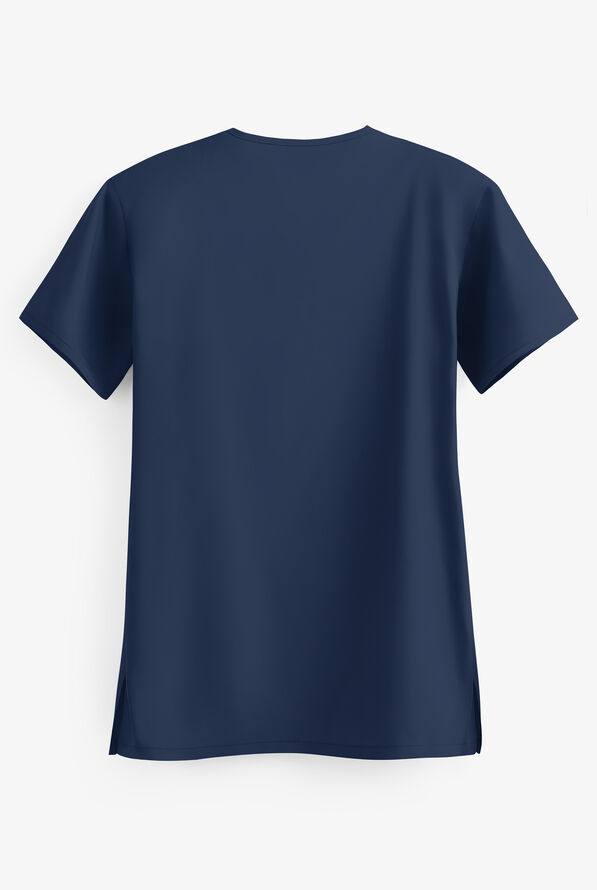 Blusa m&eacute;dica unisex Butter-Soft Core con 1 bolsillo - Navy - 3