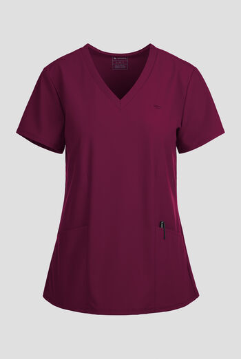 Blusa m&eacute;dica Infinity PURSUIT STRETCH con cuello en V y 2 bolsillos para mujer
