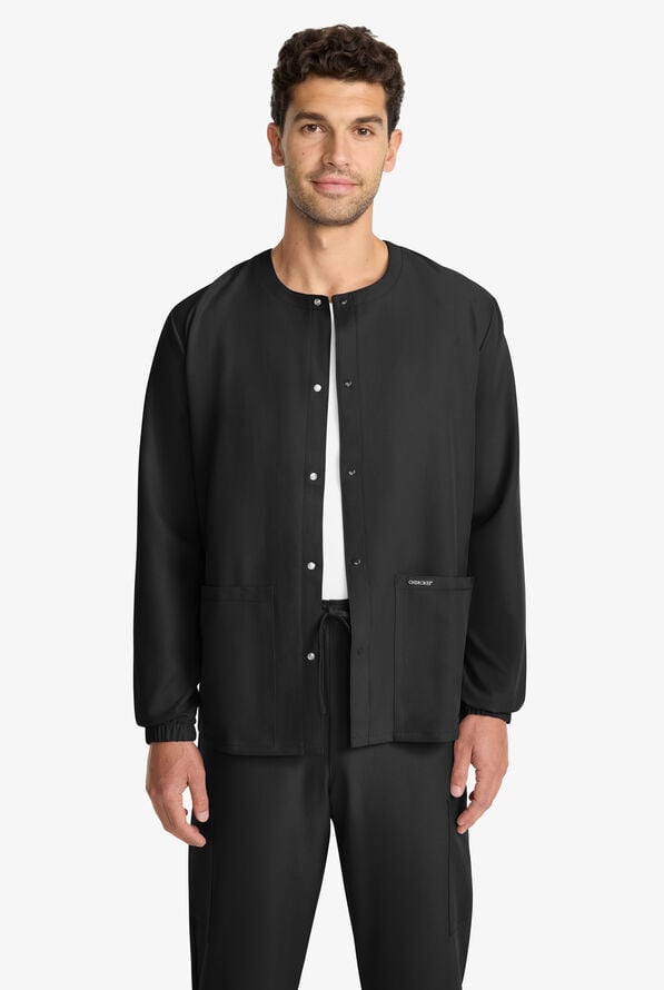 Chaqueta m&eacute;dica unisex Cherokee Workwear Originals Ultra con cremallera y 3 bolsillos - Black - 2