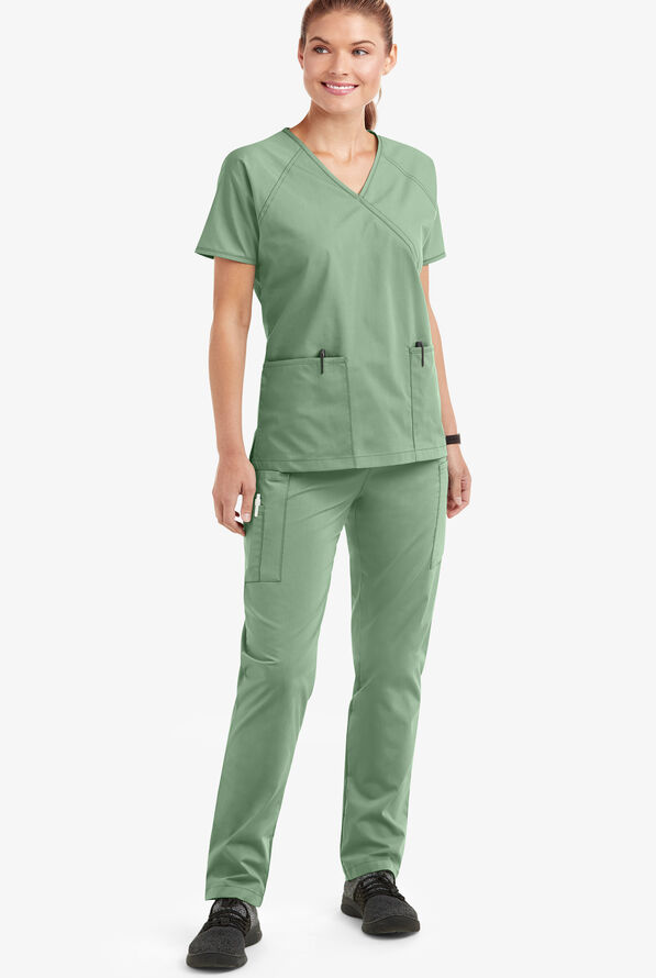 Strictly Scrubs Women's Classic Scrub Set - Seaspray - 2