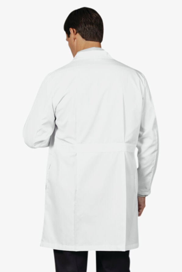 Fashion Seal Men's 39" 3-Pocket Lab Coat - White - 3